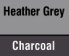 Heather Grey/Charcoal