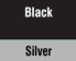 Black/Silver