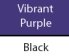 Vibrant Purple/ White