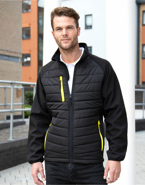 Photo of R237X Result Black Compass Softshell Jacket