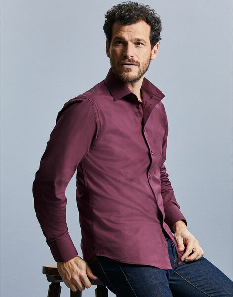 Photo of 946M Men's Long Sleeve Easy Care Fitted Shirt