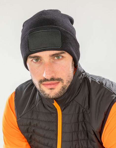 Photo of RC927X Result Recycled Dble Knit Printer Beanie