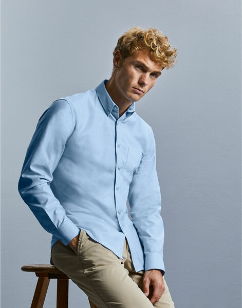 Photo of R928M Russell Collection L/S Oxford Shirt