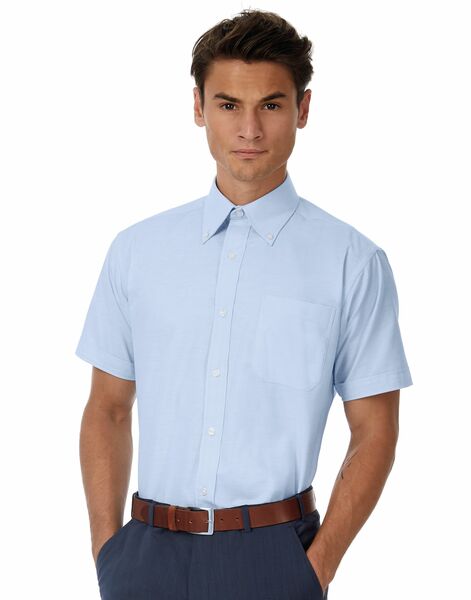 Photo of SMO02 Men's Oxford Short Sleeve Shirt