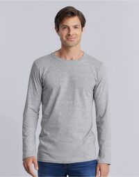 photo of Men's Soft Style Long Sleeve T-Shir... - 64400