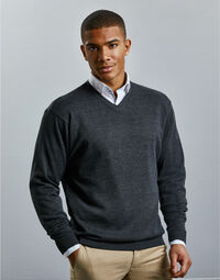 photo of V-Neck Knitted Pullover - 710M