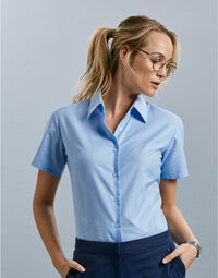 photo of Ladies' Short Sleeve Easy Care Oxfo... - 933F