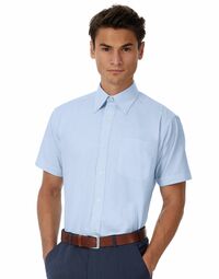 photo of Men's Oxford Short Sleeve Shirt - SMO02
