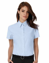 photo of Ladies' Oxford Short Sleeve Shirt - SWO04