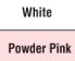 White/Powder Pink