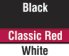 Black/Classic Red/White