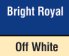 Bright Royal/off White