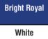 Bright Royal/White