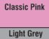 Classic Pink/ Light Grey