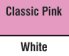 CLassic Pink/White