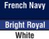 French Navy/Bright Royal/White