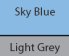 Sky/ Light Grey