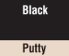 Black/Putty