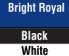 Bright Royal/Black/White