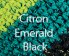 Citron/ Emerald/ Black