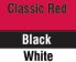 Classic Red/Black/White