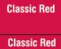 Classic Red/Classic Red