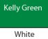 Kelly Green/white