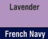Lavender/French Navy