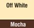Off White/Mocha