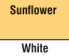 Sunflower/White