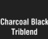 Charcoal Black Triblend 