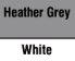Heather Grey/White