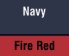 Navy/Fire Red