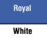 Royal/White