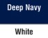 Deep Navy/White