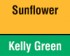 Sunflower/Kelly Green