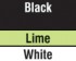 Black/Lime/White