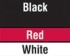 Black/Red/White