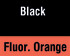 Black/Fluorescent Orange