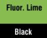Fluorescent Lime/Black