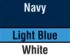 Navy/Light Blue/White