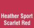 Heather Sport Scarlet Red