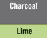 Charcoal/ Lime