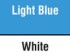Light Blue/White