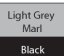 Light Grey Marl/ Black