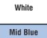 White/Mid Blue