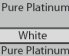 Pure Platinum/ White/ Pure Platinum
