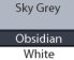 Sky Grey/Obsidian/White