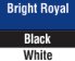 Bright Royal/Black/White