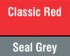 Classic Red/Seal Grey
